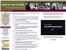 Tablet Screenshot of createthefuture.com